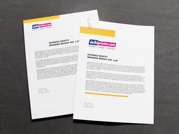 Standard letterhead at Lahore Printer