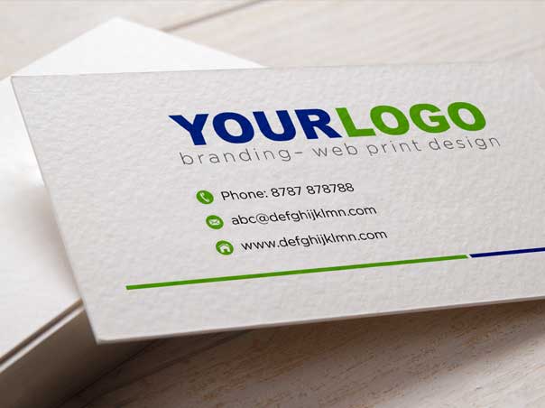Matt finish business cards at Lahore Printer